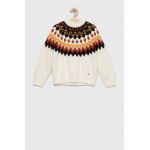 Pepe Jeans pulover copii culoarea alb, călduros