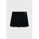 Abercrombie & Fitch fusta fete culoarea negru, mini, evazati