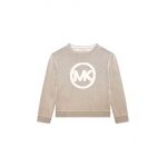 Michael Kors pulover copii culoarea auriu, light