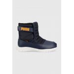 Puma cizme de iarna pentru copii culoarea albastru marin