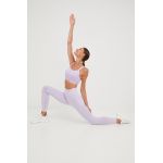 adidas by Stella McCartney leggins de antrenament femei, culoarea violet, neted
