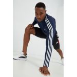 adidas Performance mânecă lungă de antrenament Techfit 3-stripes , culoarea albastru marin, cu imprimeu