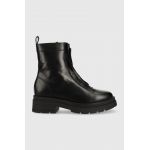 Marc O'Polo cizme de piele femei, culoarea negru, cu platforma
