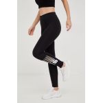 New Balance leggins de antrenament Classic femei, culoarea negru, cu imprimeu
