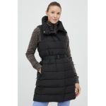 4F vesta femei, culoarea negru, de tranzitie