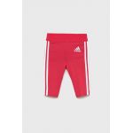 adidas leggins bebe culoarea roz, cu imprimeu