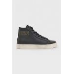 AllSaints tenisi de piele Tana High Top femei, culoarea negru