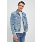 Armani Exchange geaca jeans barbati, de tranzitie