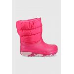 Crocs cizme de iarna copii culoarea roz