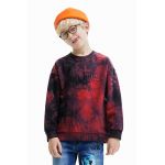 Desigual bluza copii culoarea bordo, modelator