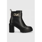 MICHAEL Michael Kors cizme de piele Parker femei, culoarea negru, cu toc drept