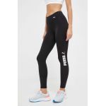 Puma leggins de antrenament Train All Day culoarea negru, cu imprimeu