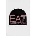 EA7 Emporio Armani caciula culoarea negru, din tesatura neteda