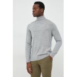 GAP pulover de lana barbati, culoarea gri, light, cu guler