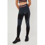 LaBellaMafia leggins de antrenament Unbroken femei, culoarea gri, modelator