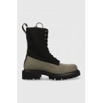 Rains bocanci 22610 Show Combat Boot Neopren bărbați, culoarea negru 22610.65-65.Evergre