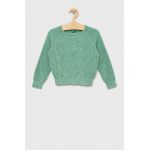 United Colors of Benetton pulover copii culoarea turcoaz, light