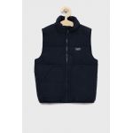 Abercrombie & Fitch vesta copii culoarea albastru marin
