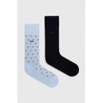 BOSS șosete 2-pack bărbați, culoarea negru 50478350