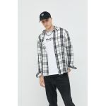 Hollister Co. camasa din bumbac barbati, culoarea bej, cu guler clasic, regular