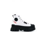 Palladium tenisi Revolt Hi Tx femei, culoarea alb