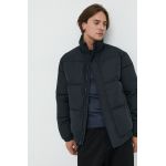 Hollister Co. geaca barbati, culoarea negru, de iarna