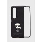 Karl Lagerfeld husa pentru telefon Galaxy Z Fold 4 culoarea negru