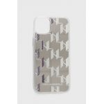 Karl Lagerfeld husa pentru telefon iPhone 14 Plus 6,7" culoarea argintiu