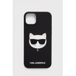 Karl Lagerfeld husa pentru telefon iPhone 14 Plus 6,7" culoarea negru