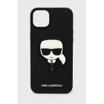 Karl Lagerfeld husa pentru telefon Iphone 14 Plus 6,7" culoarea negru