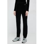 Pepe Jeans pantaloni de trening Cora femei, culoarea negru, neted