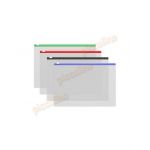 Buzunar cu fermoar colorat ErichKrause174 Fizzy Clear B5 mix culoare Engros