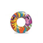 Colac cu manere, model Floare, multicolor, 120cm, en-gros