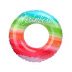 Colac gonflabil, model Rainbow, multicolor, en-gros