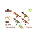 Dinozaur de jucarie, cu sunete specifice, fabricat din cauciuc, 72×42×28cm, multicolor, +3ani, en-gros