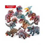 Dinozaur de jucarie, individual, cu sunete, din cauciuc, marime mare, multicolor, +3ani, en-gros.