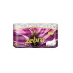 Hartie Igienica Zebra PARFUME ,4 straturi 8 role/bax , 16.2 m/rola