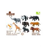 Jucarie Animal Salbatic, individual, marime mare, din cauciuc, umplut cu puf siliconat, multicolor, +3ani, en-gros