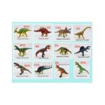 Jucarie Dinozaur, individual, marime mare, din cauciuc, multicolor, +3ani, en-gros