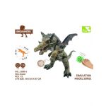 Jucărie Dragon cu 3 capete, cu aripi, cu sunete specifice, 44×28×16cm, multicolor, +3ani, en-gros