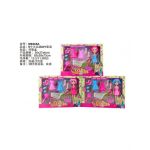 Set Papusa si Carucior pentru cumpărături, rochite de schimb si alte accesorii, Mayee, 36×27cm, multicolor, +3ani, en-gros