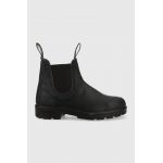 Blundstone ghete chelsea de piele 1912 femei, culoarea albastru marin, cu toc plat