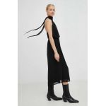 Bruuns Bazaar rochie Impatiens Gabby culoarea negru, midi, drept