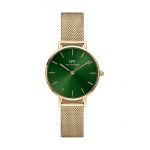 Daniel Wellington ceas Petite Emerald 28 femei, culoarea auriu