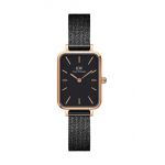 Daniel Wellington ceas Quadro Pressed femei, culoarea roz