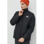 adidas geaca barbati, culoarea negru, de iarna