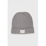 Hollister Co. caciula culoarea gri, din tesatura neteda