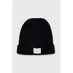 Hollister Co. caciula culoarea negru, din tesatura neteda
