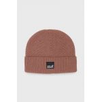 Jack Wolfskin caciula de lana culoarea maro, de lana