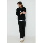 Marc O'Polo pulover de bumbac barbati, culoarea negru,